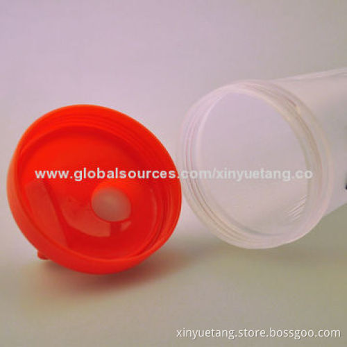Smart Plastic Sports Shaker Bottle for Gym, BPA-free